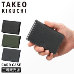 新品未使用）タケオキクチ グラスゴー 二つ折り財布 ☆カーキグリーン
