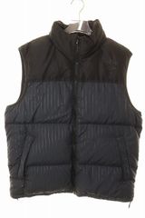 ステューシー STUSSY オールド ワールドタグ ダウン ベスト Mサイズ ネイビー 【ブランド古着ベクトル】【中古】260320