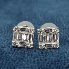 新品pt900イエローサファイア0.65ctダイヤモンドピアス - メルカリ