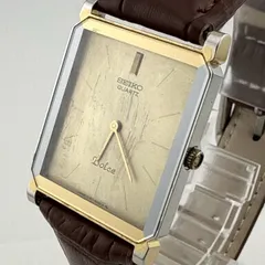 SEIKO 7730-5020 セイコー　DOLCE ドルチェ　スクエア　メンズ　ボーイズ　腕時計 稼働品 電池交換済【C437】