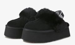 UGG ファンケット 24cm ブラック - メルカリ