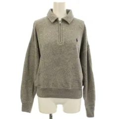 ポロ バイ ラルフローレン Polo by Ralph Lauren ハーフジップ スウェット トレーナー 長袖 XS グレー /☆G