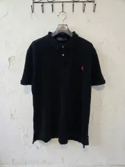 (送料無料)POLO RALPH LAUREN ブラック カラーTシャツ XL
