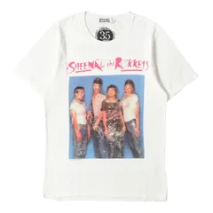 HYSTERIC GLAMOUR ヒステリックグラマー Tシャツ ダーティーホワイト 白 サイズ:S | Sheena & the Rokkets フォトグラフィック バンド Tシャツ | トップス カットソー 半袖 | 日本製【メンズ】【中古】