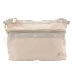 レスポートサック LesportSAC chacott COSMETIC CLUTCH ツージップポーチ ピンク