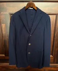 BOGLIOLI ボリオリ DOVER ドーバー テーラードジャケット ホップサックジャケット 春夏ジャケット ネイビージャケット メンズ イタリア製 アンコンジャケット 軽量ジャケット　※フォローで500円OFF