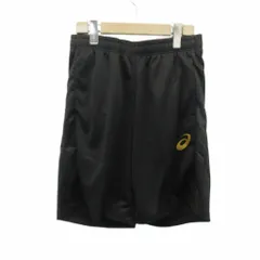 アシックス asics トレーニング ハーフパンツ ショートパンツ イージー ロゴ L 黒 ブラック /XZ ■GY58