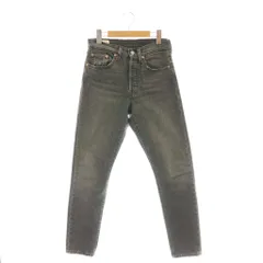 リーバイス Levi's デニム ジーンズ スキニー テーパード ボタンフライ W24 L28 グレー /CX ■OS