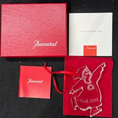 【中古】Baccarat バカラ クリスマスツリーオーナメント 2002年 noel サンタクロース [並行輸入品]【送料無料】
