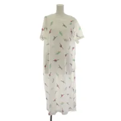 ジェラートピケ gelato pique ルームウェア ワンピース F 恐竜 白 ホワイト /LP ■MA