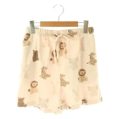 ジェラートピケ gelato pique ぬいぐるみ ショートパンツ ルームウェア F ピンクベージュ マルチカラー /ES ■OS