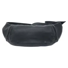 【中古】PORTER CAPTAIN SUNSHINE レザー ボディバッグ ブラック ポーター キャプテンサンシャイン[17][240017756798]