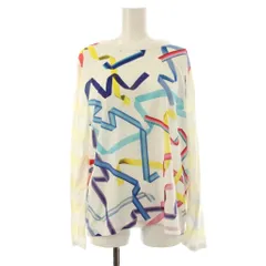 ピーエスポールスミス PS Paul Smith カットソー XL マルチカラー 長袖 リボン柄 袖切替 /JP