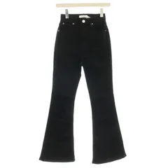 マウジー MOUSSY デニムパンツ フレア パンツ 24 黒 ブラック 0101SA12-3401 /☆G ■BM