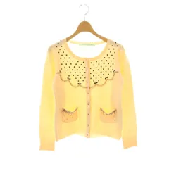 シェリーラファム Cherir la femme ビジュー付カーディガン M オレンジベージュ マルチカラー /DO ■OSのサムネイル