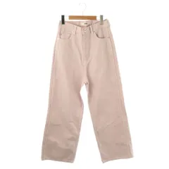 ファーファー furfur 24SS ハイウエストデニムパンツ ストレート ジッパーフライ コットン 1 ラベンダー /NR ■OSのサムネイル