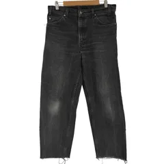 リーバイス Levis 90S MADE IN USA  ボタン裏585 550 後染め ブラックデニムパンツ メンズ  34/34