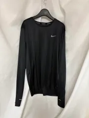 ナイキ ドライフィット ランニング 長袖 ブラック