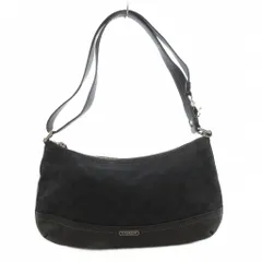 コーチ COACH ショルダーバッグ 肩掛け 手提げ キャンバス レザー シグネチャー ロゴ 茶 ブラウン ダークグレー F24028 /FF ■GY18