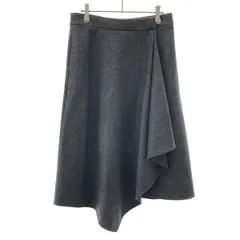 CELINE セリーヌ ウールラップスカート 2J077325C グレー 40のサムネイル