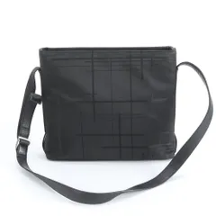 美品 サルヴァトーレフェラガモ 9361 レザー ナイロン ショルダーバッグ 斜め掛け 本革 ブラック 黒 レディース RWM DP5-6【中古】