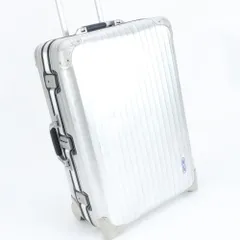 美品 リモワ 2輪 アルミニウム スーツケース キャリーケース バッグ 出張 旅行 トランク シルバー ビジネス メンズ RRE DR32-1【中古】のサムネイル