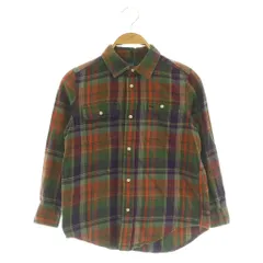 ポロ バイ ラルフローレン Polo by Ralph Lauren キッズ ネルシャツ 長袖 チェック 7 130/64 カーキ /MY ■OS ■ECE003