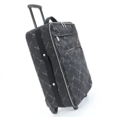 シャネル シリアルシール付 トラベルライン スーツケース キャリーケース バッグ 出張 旅行 黒 メンズ レディース REM DR9-4【中古】のサムネイル