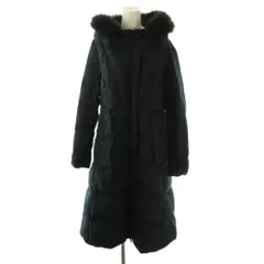 ダーマコレクション dama collection ダウンコート 11AR 紺 ネイビー ファー付きフード 長袖 無地 /GP ■ECD001