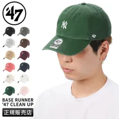 '47 キャップ 帽子 メンズ レディース ブランド クリーンナップ ベースランナー ニューヨーク ヤンキース ミニロゴ フォーティーセブン BASE RUNNER '47 CLEAN UP、チャコールy