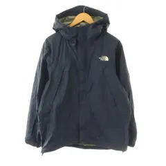 ザノースフェイス THE NORTH FACE ナイロンジャケット上着 L 紺 ネイビー フード付き 長袖 ロゴ /GP ■ECD002