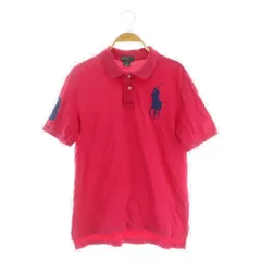 ポロ バイ ラルフローレン Polo by Ralph Lauren キッズ ビッグポニー 半袖ポロシャツ L 14-16 ピンク /MY ■OS ■ECE003