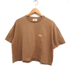 ケルティ KELTY ワンポイント Tシャツ カットソー 半袖 丸首 コットン 綿 F ベージュ /FT1