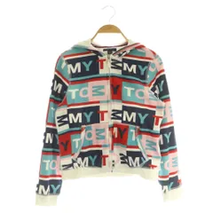 トミーヒルフィガー TOMMY HILFIGER キッズ 総柄スウェットパーカー ジップアップ 裏起毛 L/G 12-14 マルチカラー /MY ■OS ■ECE003