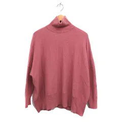 ミラオーウェン Mila Owen カシミヤ混 ウール ニット セーター 長袖 ハイネック 無地 1 ピンク /FT38