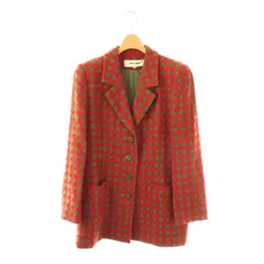 ピエールカルダン Pierre Cardin ヴィンテージ・テーラードジャケット ウール XL 千鳥柄 /OK ■OS ■ECB002のサムネイル