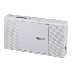 TOSHIBA(東芝) CDラジオ TY-C260 (W) スリム & コンパクト ワイドFM対応 アルカリ乾電池対応 奥行6.2cm 語学学習機能充実モデルｍａ