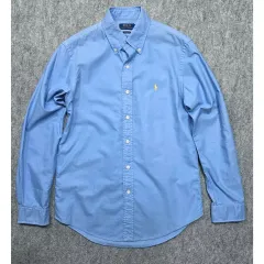 ポロラルフローレン クラシックフィット イェロー ポニー QRタグ シャツ S