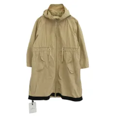 MONCLER モンクレール C10934905605 5499N モンクレールジャパンタグ PIN GIUBBOTTO フーデッド ナイロン ロング スプリング コート ベージュ系 2【中古】