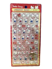 「サンスター文具」 ハローキティ サンリオキャラクターズ グッズ ボンボンドロップシール ミニ レッド S8815062