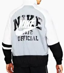 ナイキ ウーブン ウィンドブレーカー ジャケット グレーブラック L ポール1309