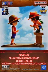 モンキー・D・ルフィ&ポートガス・D・エース 「ワンピース」 ワールドコレクタブルフィギュア ログストーリーズ-モンキー・D・ルフィ&ポートガス・D・エース-【1週間以内発送】