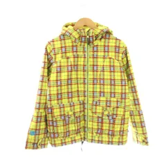 バートン BURTON DRYRIDE スノボウェア ジャケット スノーボード 中綿 チェック M 黄色 イエロー /YM ■ECE003