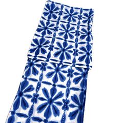 浴衣 レディース 夏着物 （万華鏡柄 白地に青）新吸汗速乾 日本製生地 カルキュロ CALCULO 高級 上質 上品 大人 浴衣 単品 女性 和装 デート お祭り 夏祭り 花火