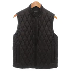 ユナイテッドアローズ UNITED ARROWS キルティングベスト M 黒 ブラック スタンドカラー /KR ■ECA001 のサムネイル