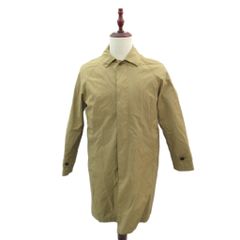 アーバンリサーチ ドアーズ URBAN RESEARCH DOORS ステンカラーコート ロング丈 38 ベージュ ライナー付き /SM28 ■ECA001