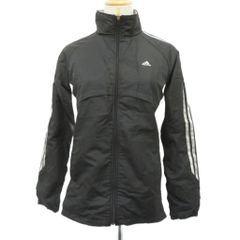 아디다스 adidas 스포츠웨어 윈드 브레이커 블루존 재킷 L 블랙 블랙 스탠드 컬러 지퍼 업 미들 길이 / YS9 ■ ECA002