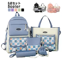 リュック 5点セット 大容量 レディース 撥水 リュックサック バックパック ハンドバッグ A4 ビジネス PC バッグ パソコン 通勤 通学 女子 おしゃれ 軽量 洗える プレゼント