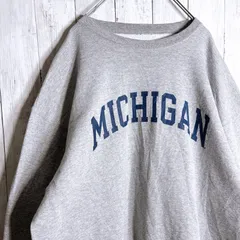 【入手困難/】Champion チャンピオン グレー ミシガン スウェット トレーナー #355
