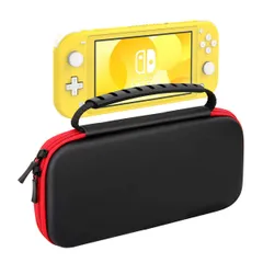 【在庫処分】Switch Lite ケース ATiC ニンテンドー スイッチライト キャリングケース 収納バッグ EVA素材 耐衝撃 全面保護 軽量 Nintendo Switch Liteコンソール/付属品 /10枚ゲームカード収納 持ち運び便利 ブラック